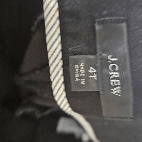 J. Crew Hayden Lockout Kick out Cropped Pants AJ883 Women's Black Size 4T - Picture 4 of 4